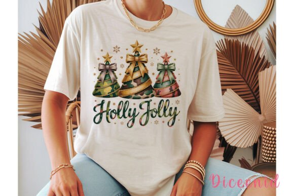 Camo Christmas Trees Holly Jolly PNG Review for Crafters