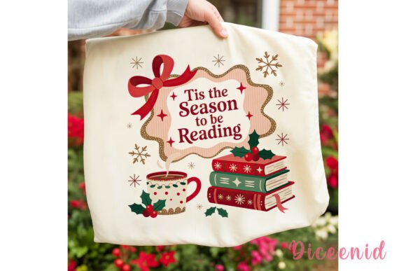 Cozy Christmas Reading PNG Clipart: A Designer’s Take on Seasonal Illustrations