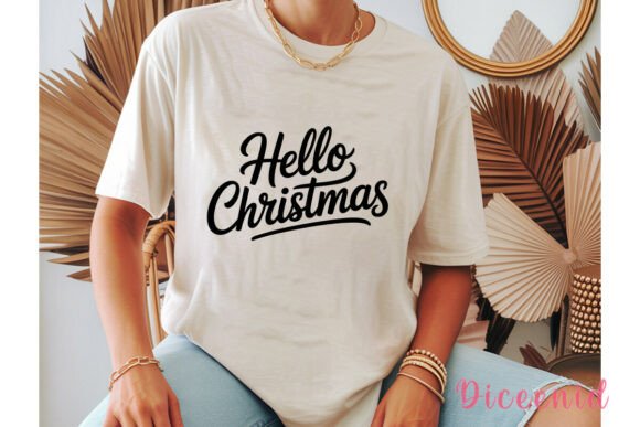 Hello Christmas Script PNG Clipart Review for Illustrations