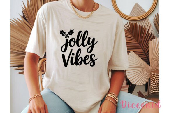 Jolly Vibes Holly Christmas PNG Clipart Review for Illustrations