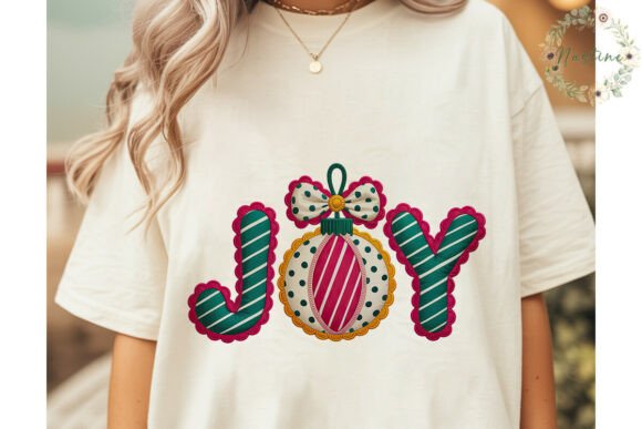 JOY Christmas Applique PNG Clipart: A Designer’s Review for Seasonal Illustrations