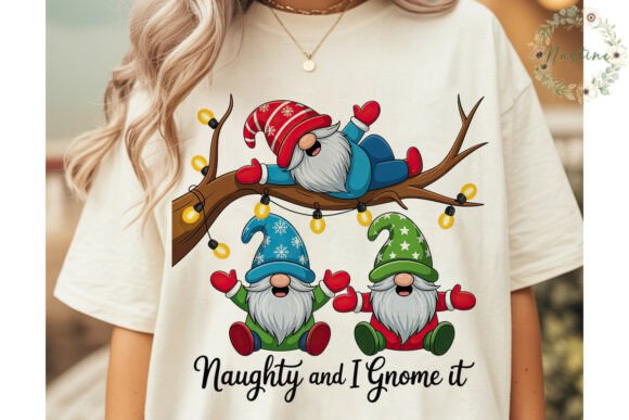 Naughty Gnome Christmas PNG Clipart Review for Illustrations