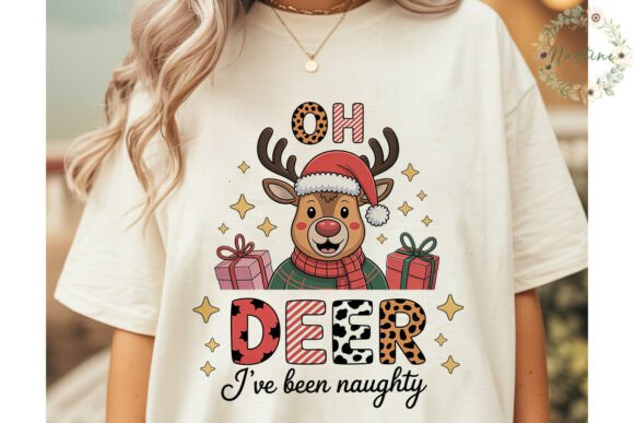 Naughty Reindeer Christmas PNG Clipart Illustrations Review