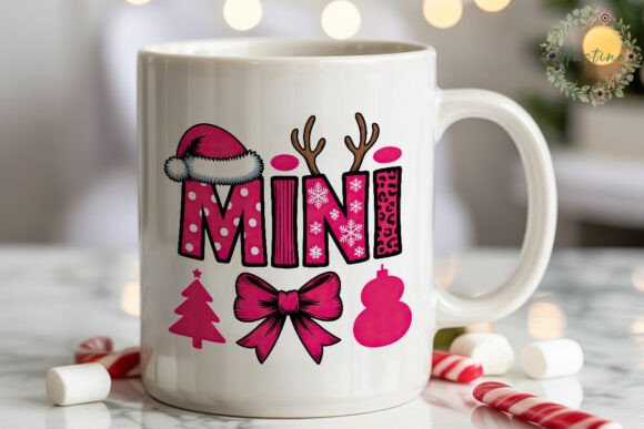 Pink Mini Christmas Sublimation Design Review
