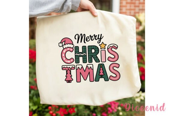 Retro Pink Green Christmas PNG Clipart Review for Illustrations